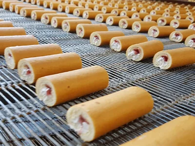 Cintas transportadoras planas flexibles para empanado