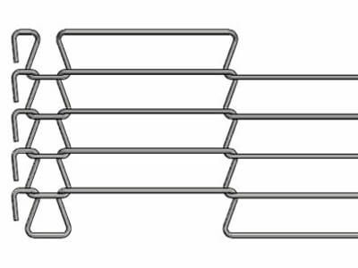 Flat Flex Conveyor Belts with Double Loop Edge