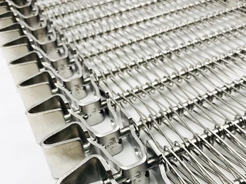 Spiral Metal Belt with Edge Drive Links