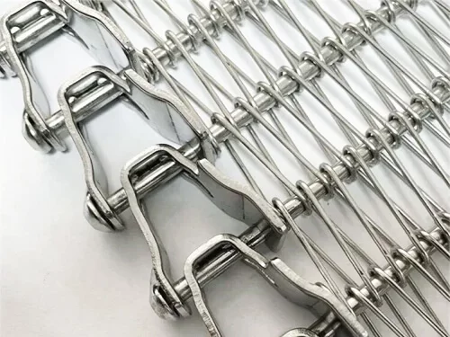 Spiral Metal Belt with Guard Edge Links