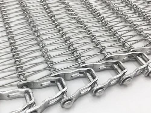 Small Radius Flexible Rod Belts with Welded Button Edge