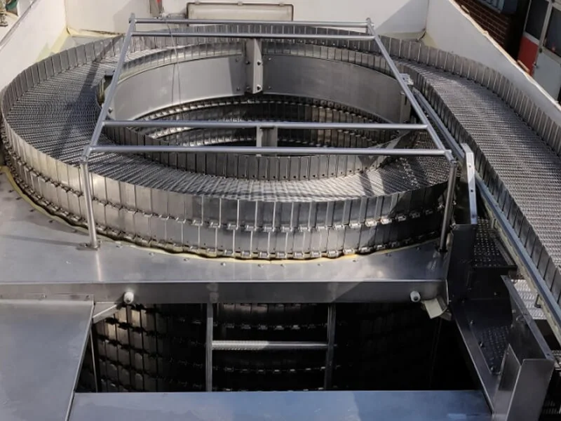 Self-Stacking Spiral Freezer Belts