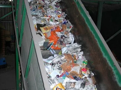 Plate Link Conveyor Belt for for Waste & Recycling