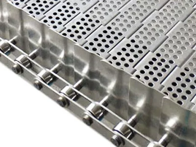 Plate Link Conveyor Belts with Guard Edge