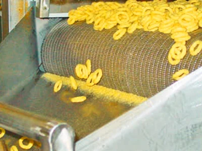 Transportador de barras de varilla tejida para horneado