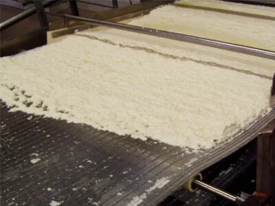 Transportador de barras tejidas para secado