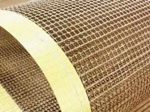 Kevlar Fabric Edge PTFE Open Mesh Conveyor Belt