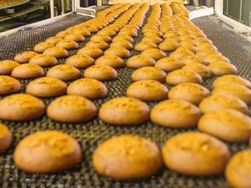 metal conveyor belts for cakes baking